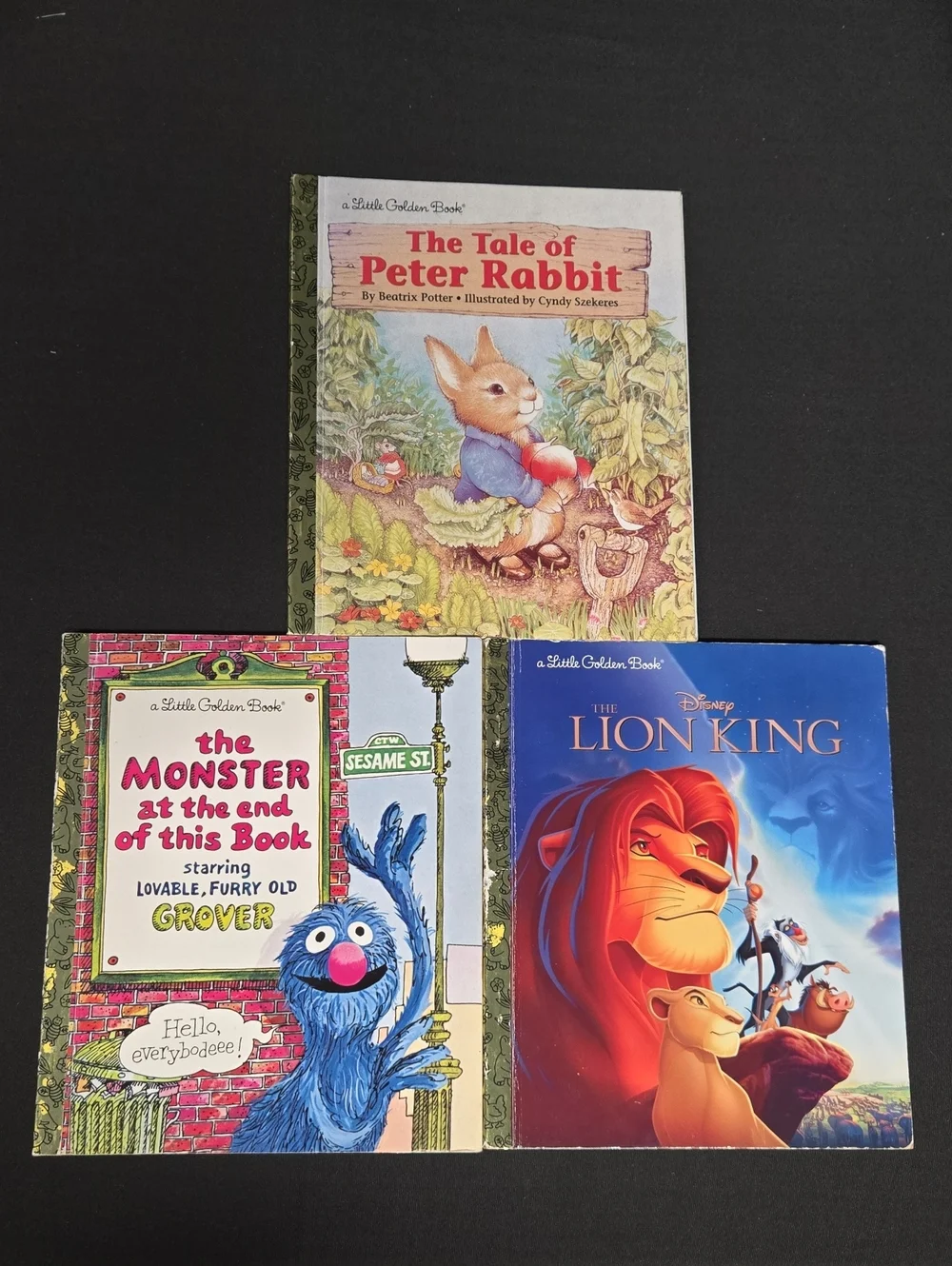 Little Golden Books (Set Of 3) GUC 6.5